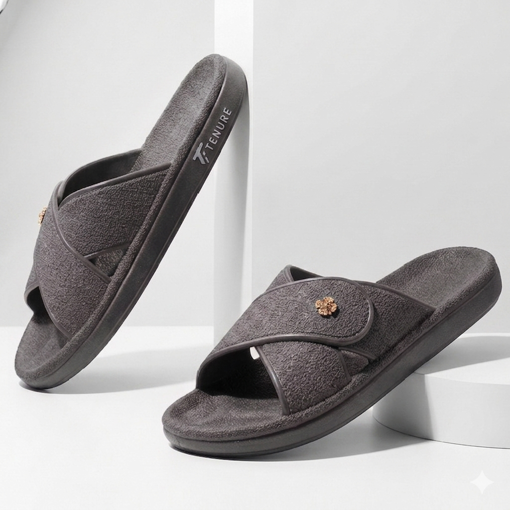 NICE PINK Cross Comfy Flip Flops for Women