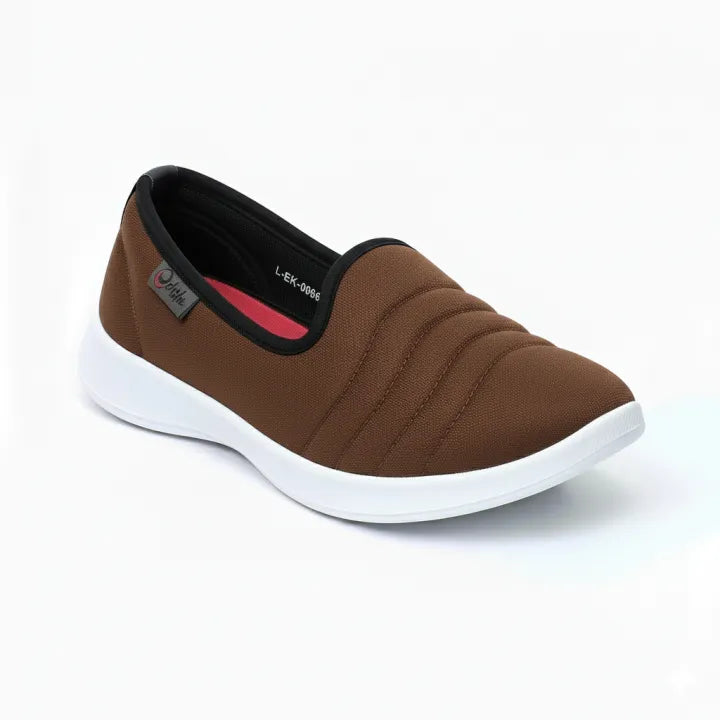 Breathable Canvas Shoes for Women - BROWN
