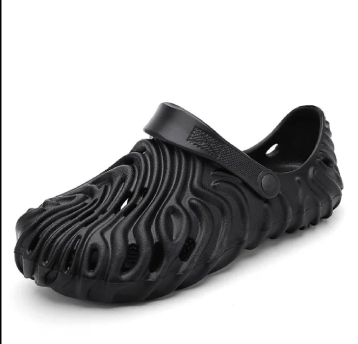 Jalebi Sequence Clogs EVA Outdoor Crocs - GREY