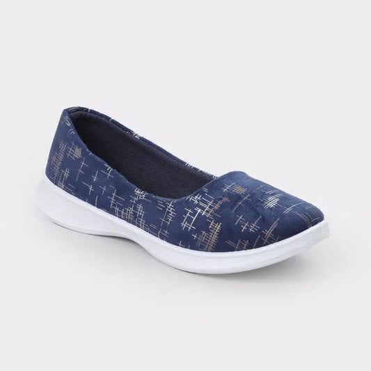 Canvas Shoes Printed - BLUE