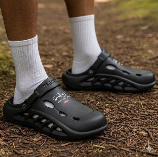 Reality BLACK Clogs EVA Crocs Sandals for Mens