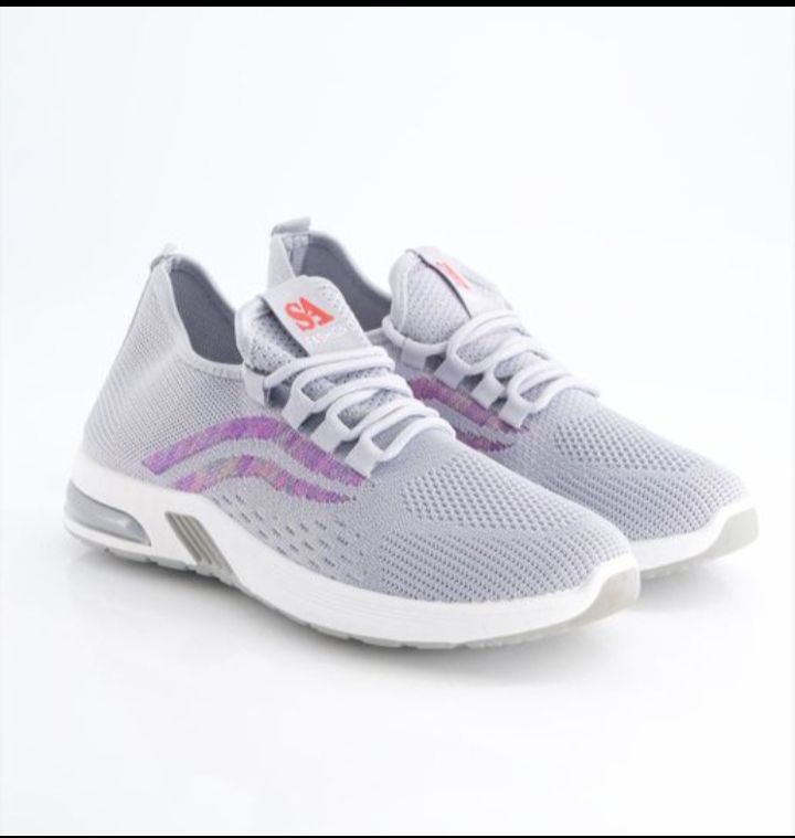 Women Laces Skechers Shoes Low Cut Sneakers - PURPLE
