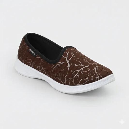 Printed Go Walk Canvas for Women - BROWN