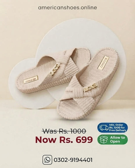LOVE Cross House Slippers for Women with XL Sizes