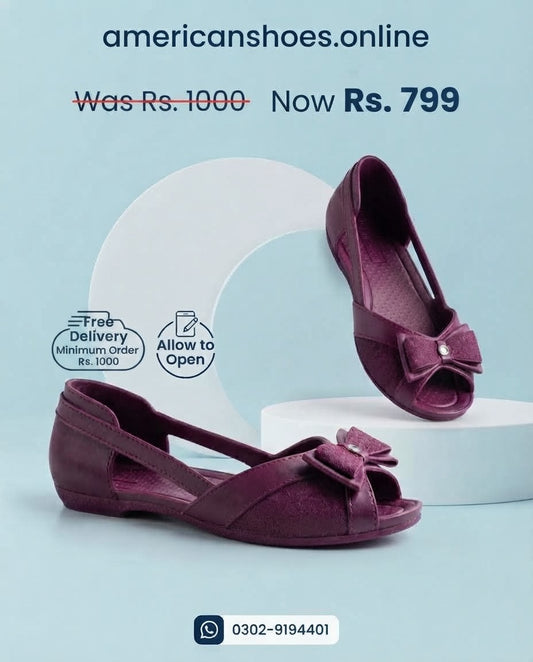 Bow-Tie Open Shoes Casual Pumpy for Women