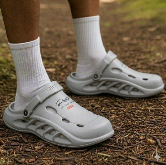 Reality GREY Clogs EVA Crocs Sandals for Mens