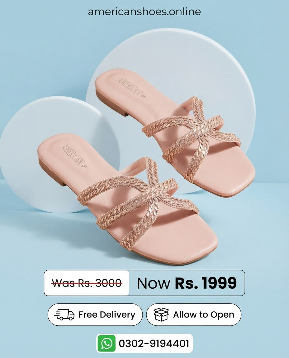 Scorpian Shape BLACK Flat Sandals for Women
