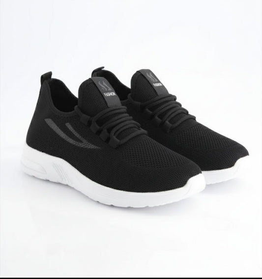 Women Laces Skechers Shoes Low Cut Sneakers - BLACK
