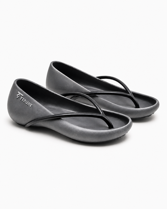 TENURE GRAY Fit-Flip Slip-Ons for Women