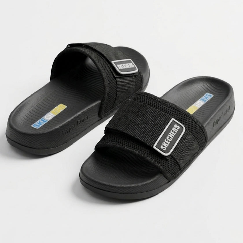 Hyperbrust BLUE Skechers Slides for Mens