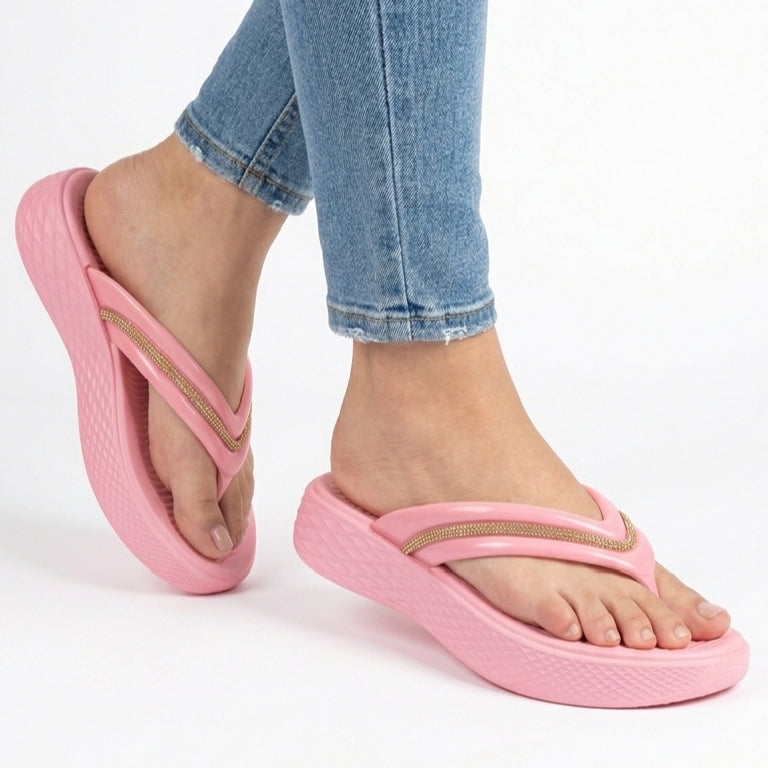 Popular Flip-Flops BLACK EVA Slippers for Women