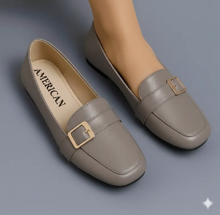 European WHITE Formal Loafers & Moccasins for Women