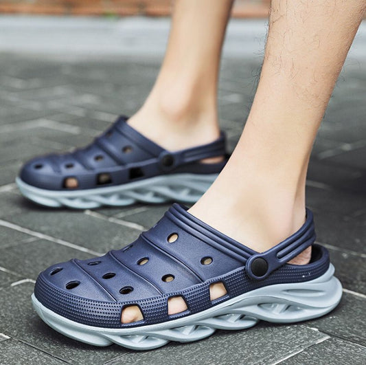 Chawla BLUE Classic Clogs & Crocs for Mens