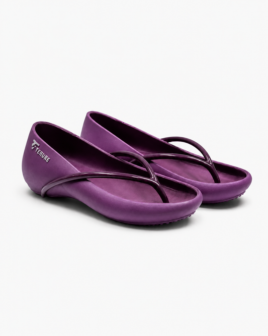 TENURE PURPLE Fit-Flip Slip-Ons for Women