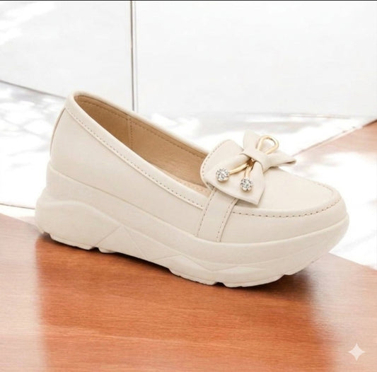 Famous Wedge Loafers for Women - OFF WHITE