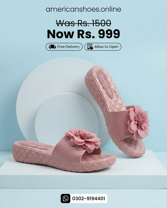 Flower Casual Flip Flops for Women