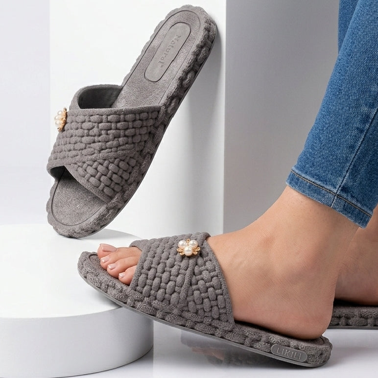 Tata YELLOW Casual Slides for Women