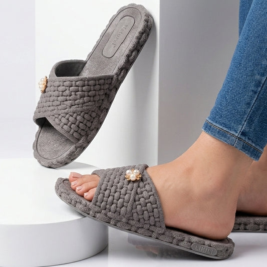 Tata GRAY Casual Slides for Women