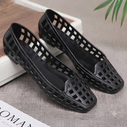 Transparent Shoes for Women - BLACK