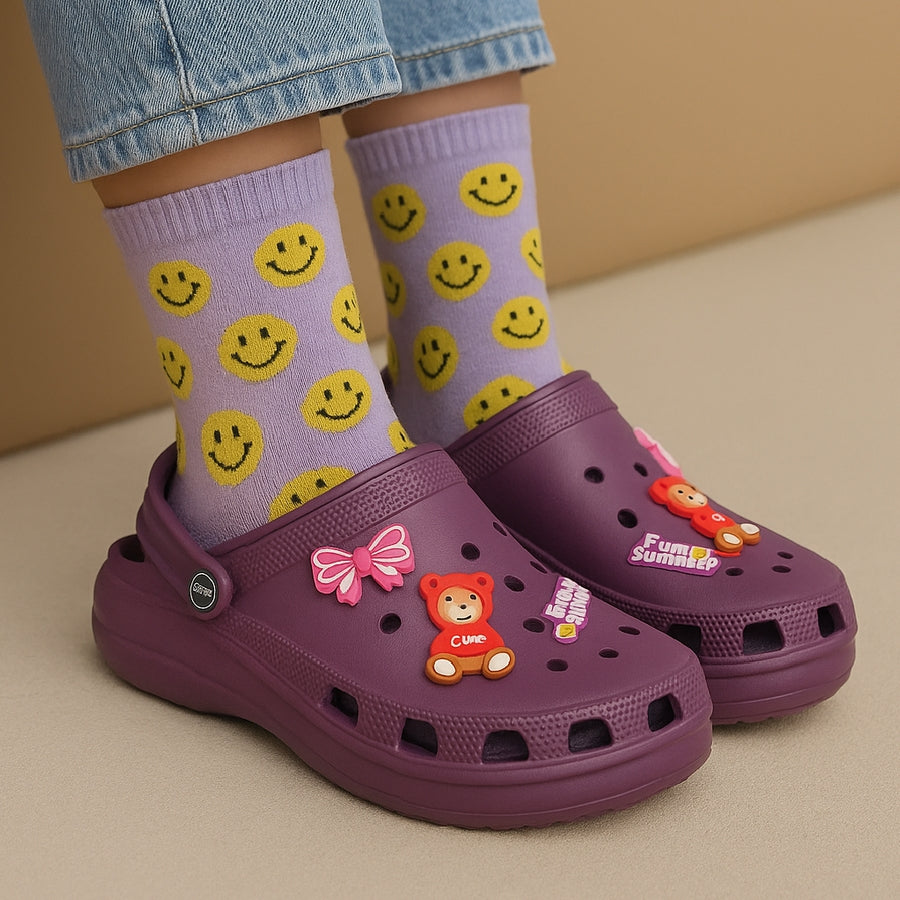 Women Air Clogs & Crocs - Purple