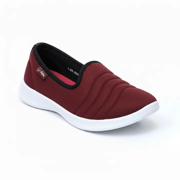 Breathable Canvas Shoes for Women - MAROON