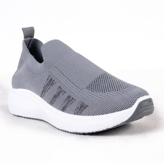 Women Skechers Shoes Low Cut Sneakers - DARK GREY