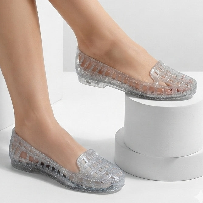 Transparent Shoes for Women - SILVER