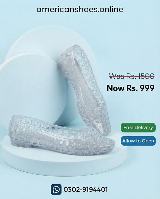 Transparent Jelly Shoes for Women