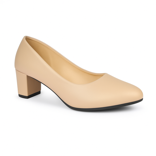 Formal SKIN Heel Court Shoes for Women
