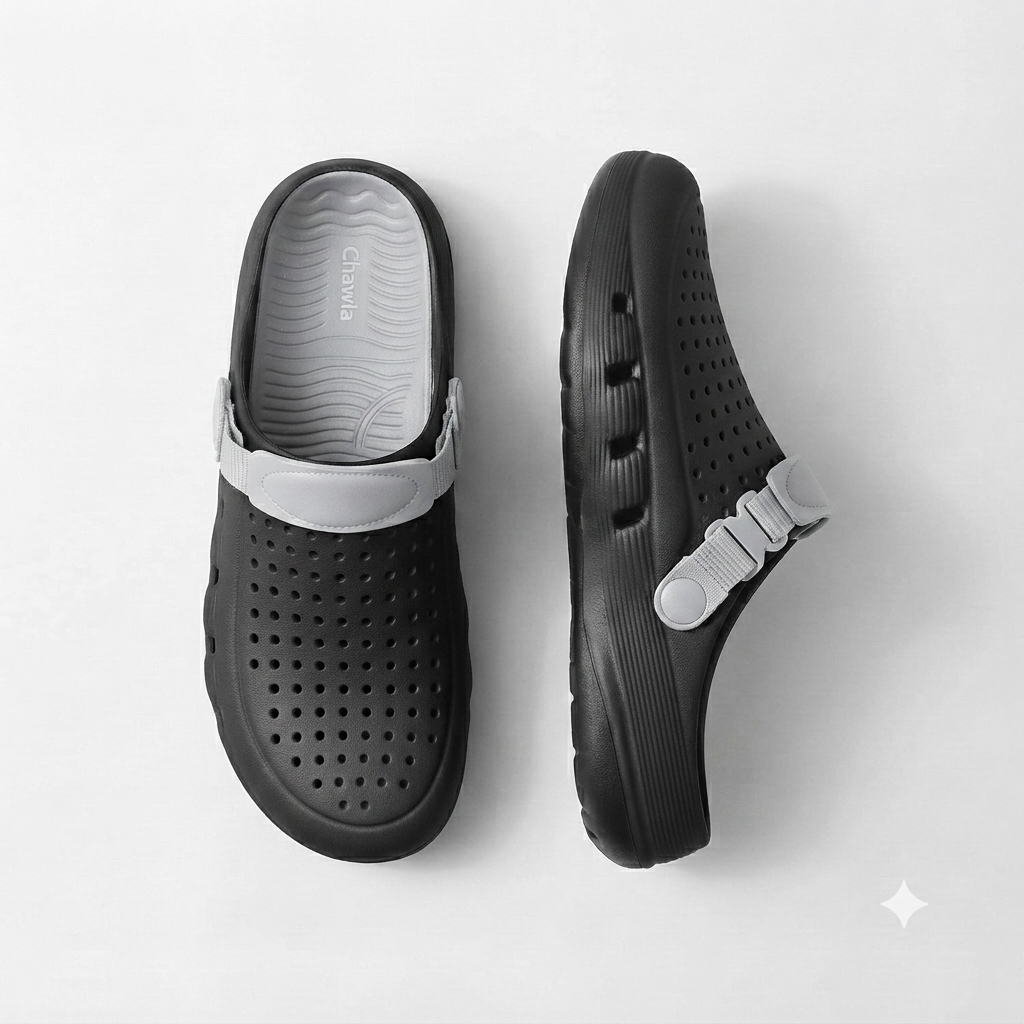 Medicated Clogs by Chawla - GRAY