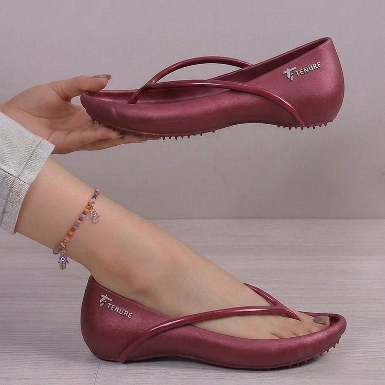 TENURE MAROON Fit-Flip Slip-Ons