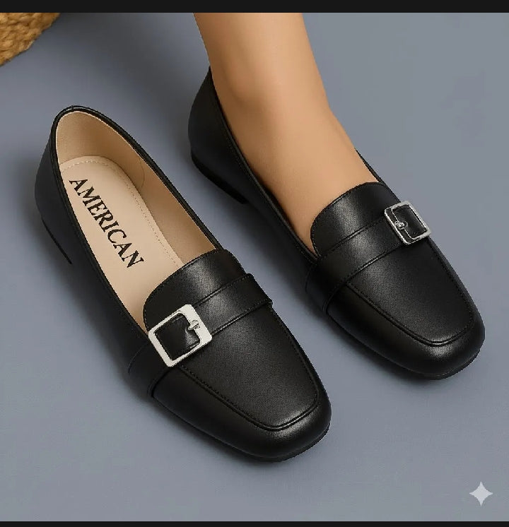 European WHITE Formal Loafers & Moccasins for Women