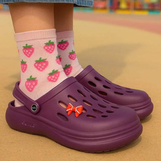 CloudWave Ergonomic Women Foam Clogs - PURPLE