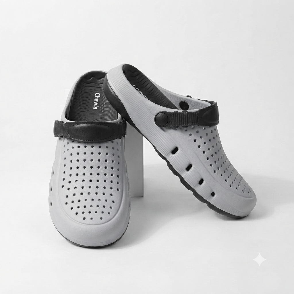 Medicated Clogs by Chawla - GRAY