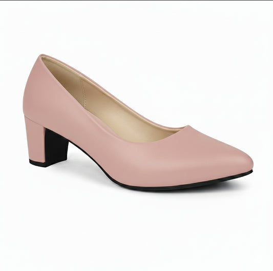 Formal PINK Heel Court Shoes for Women