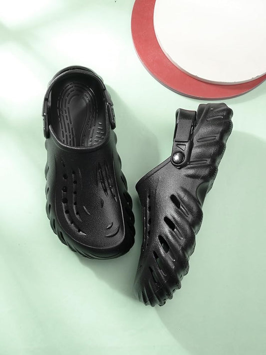 Deluxe BLACK Foam Clogs & Crocs for Mens