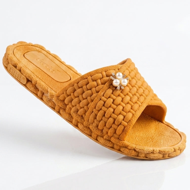 Tata YELLOW Casual Slides for Women