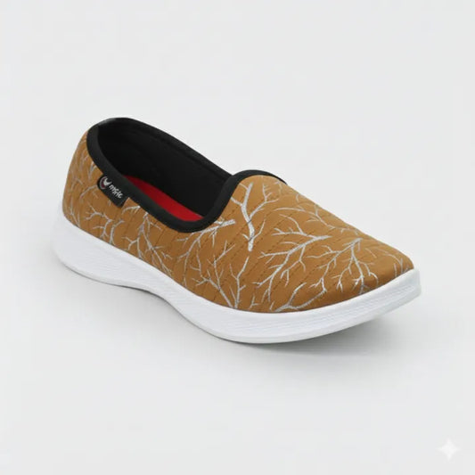 Printed Go Walk Canvas for Women - CAMEL