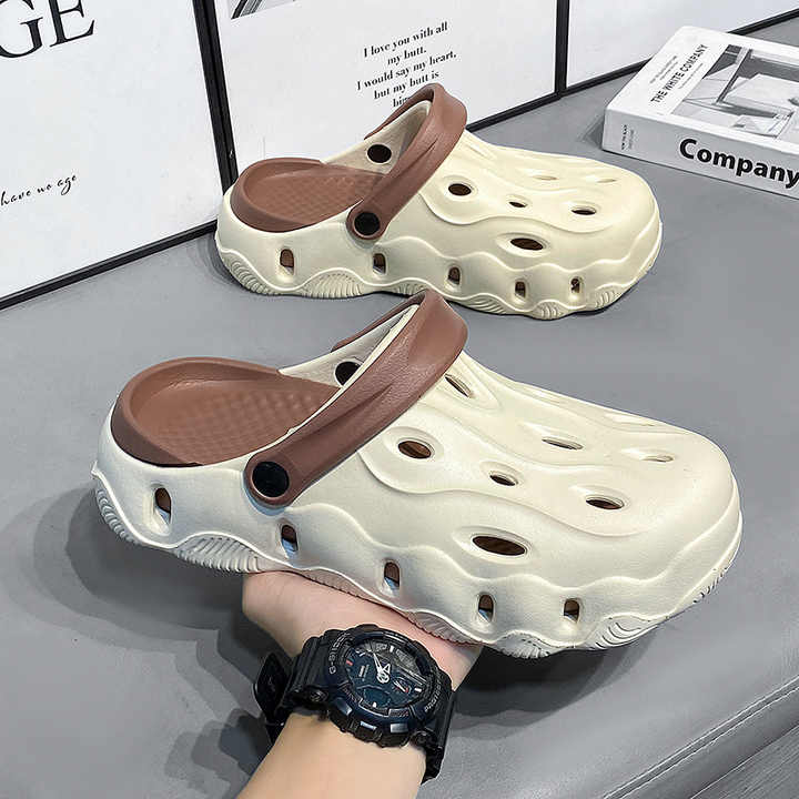 Ghulab BEIGE Crocs Best Quality Clogs for Mens