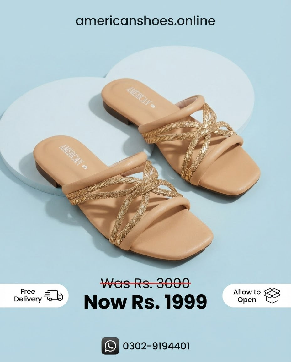 Leaf Shape Flat Sandals & Slippers for Women