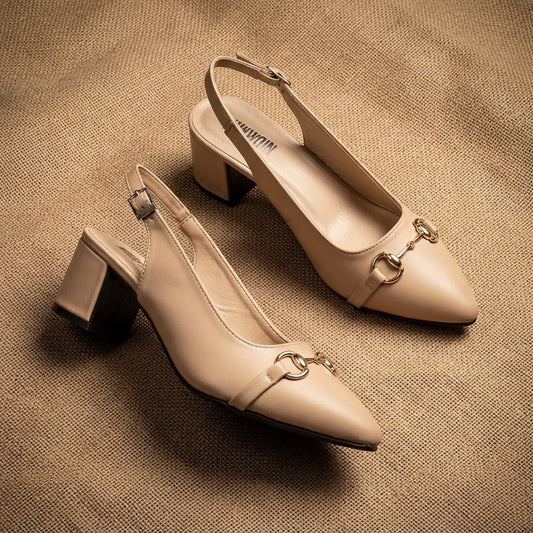 Slingback SKIN Block Heel Sandals & Court Shoes