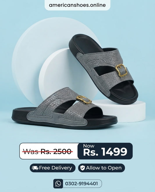 Gulf EVA GREY & BLACK Sandals for Men