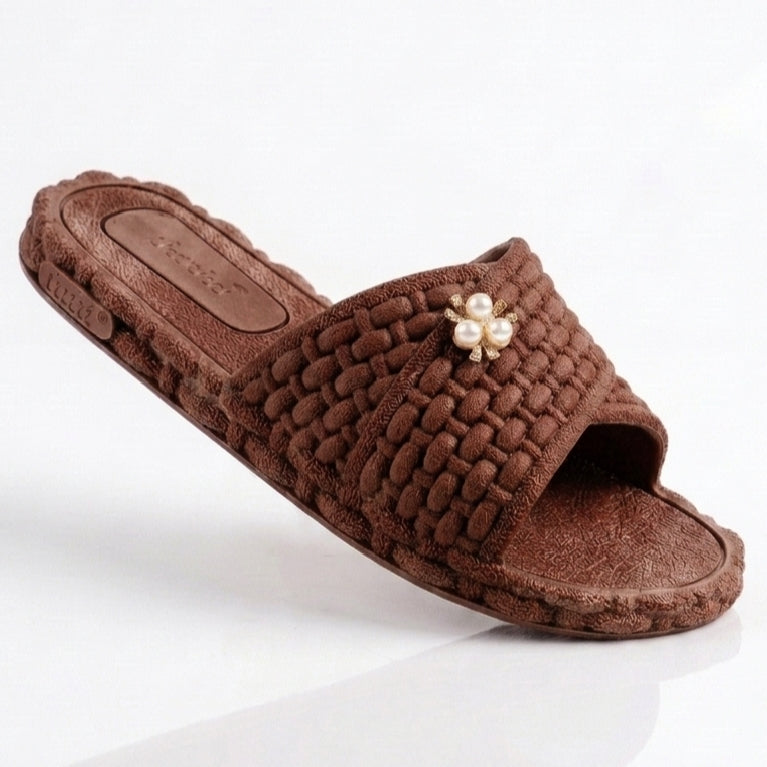 Tata YELLOW Casual Slides for Women