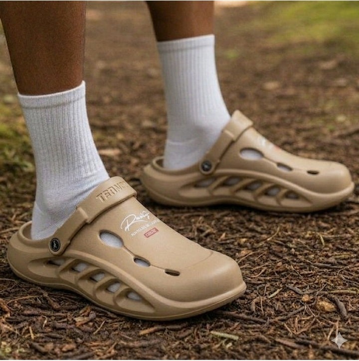 Reality BLACK Clogs EVA Crocs Sandals for Mens