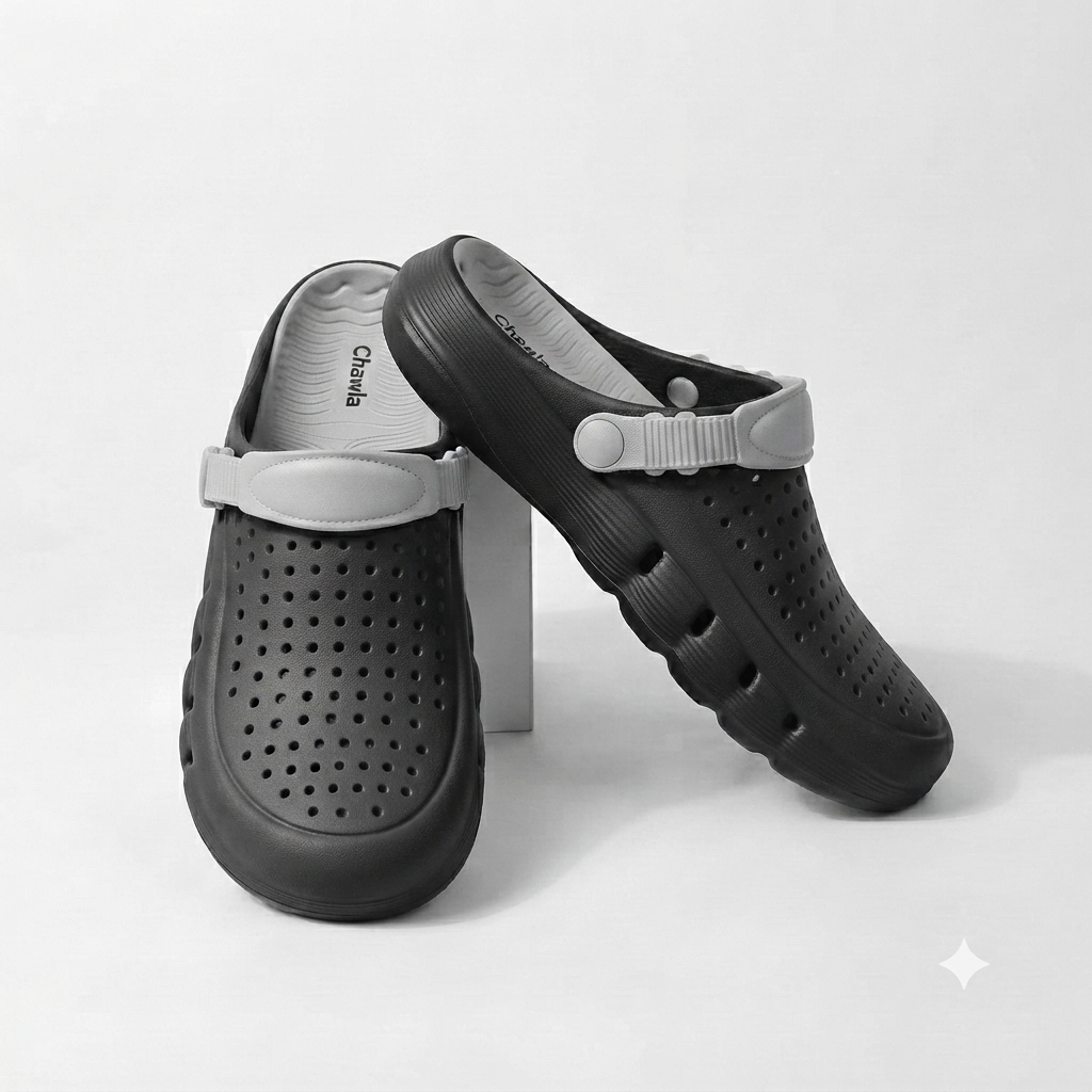 Medicated Clogs by Chawla - GRAY