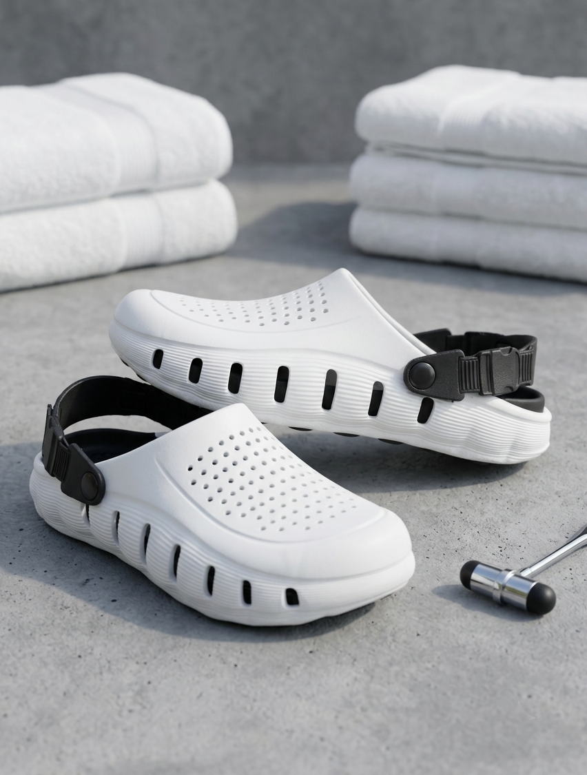 Medicated Clogs by Chawla - GRAY