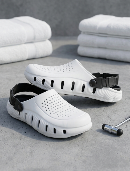Medicated Clogs by Chawla - GRAY