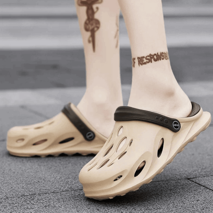 Comfortable BEIGE Clogs & Crocs for Mens New Fashion