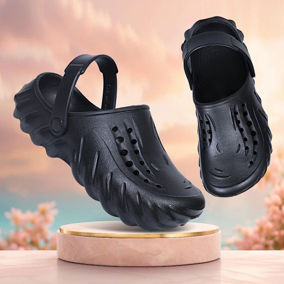 Deluxe BLACK Foam Clogs & Crocs for Mens
