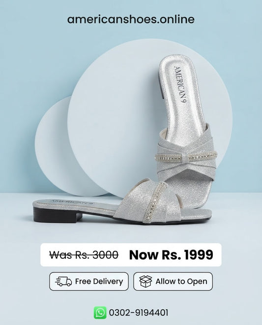 Flat Patent Silver, Gold, Gray, Peach Sandals for Women